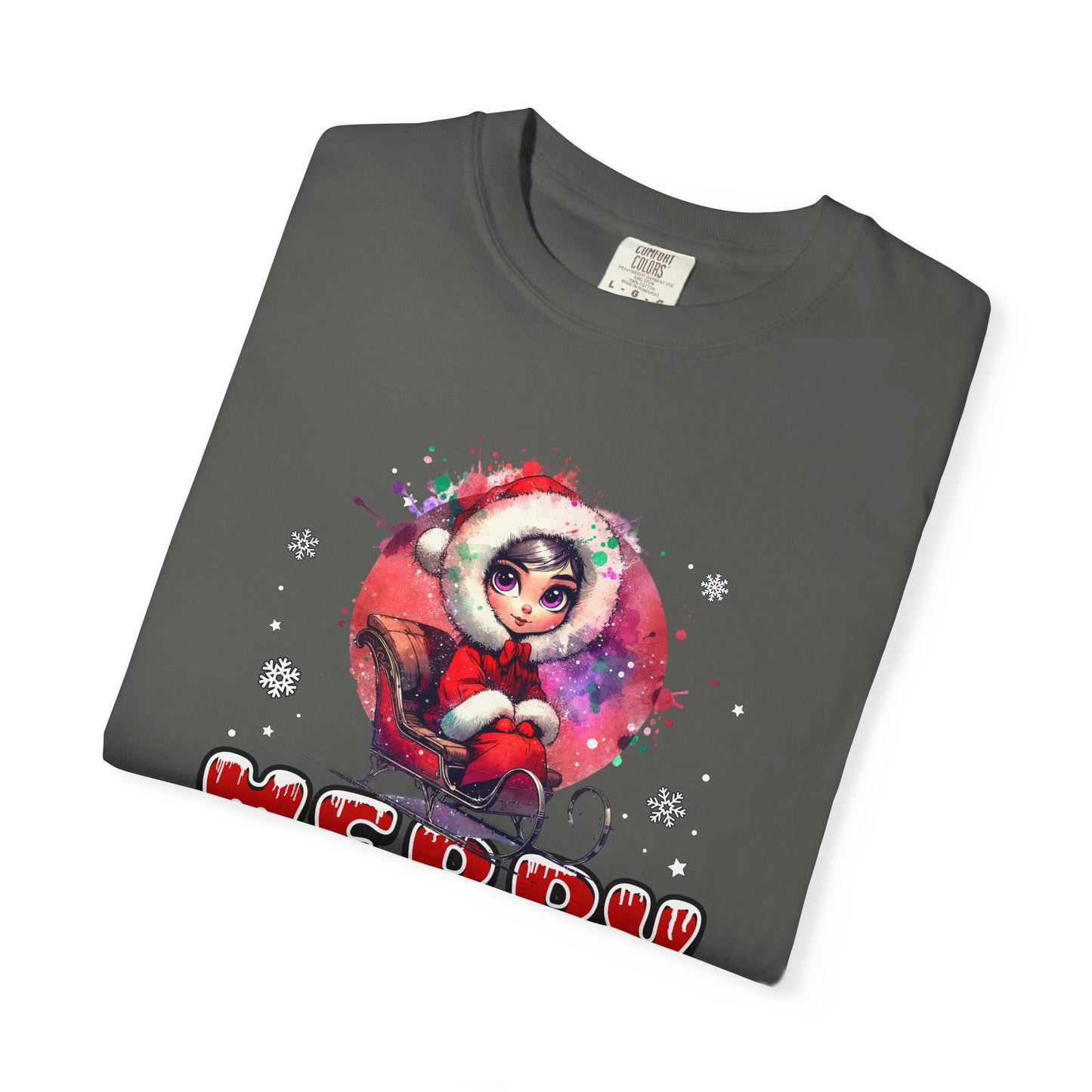 Merry Christmas Unisex Garment-Dyed T-Shirt