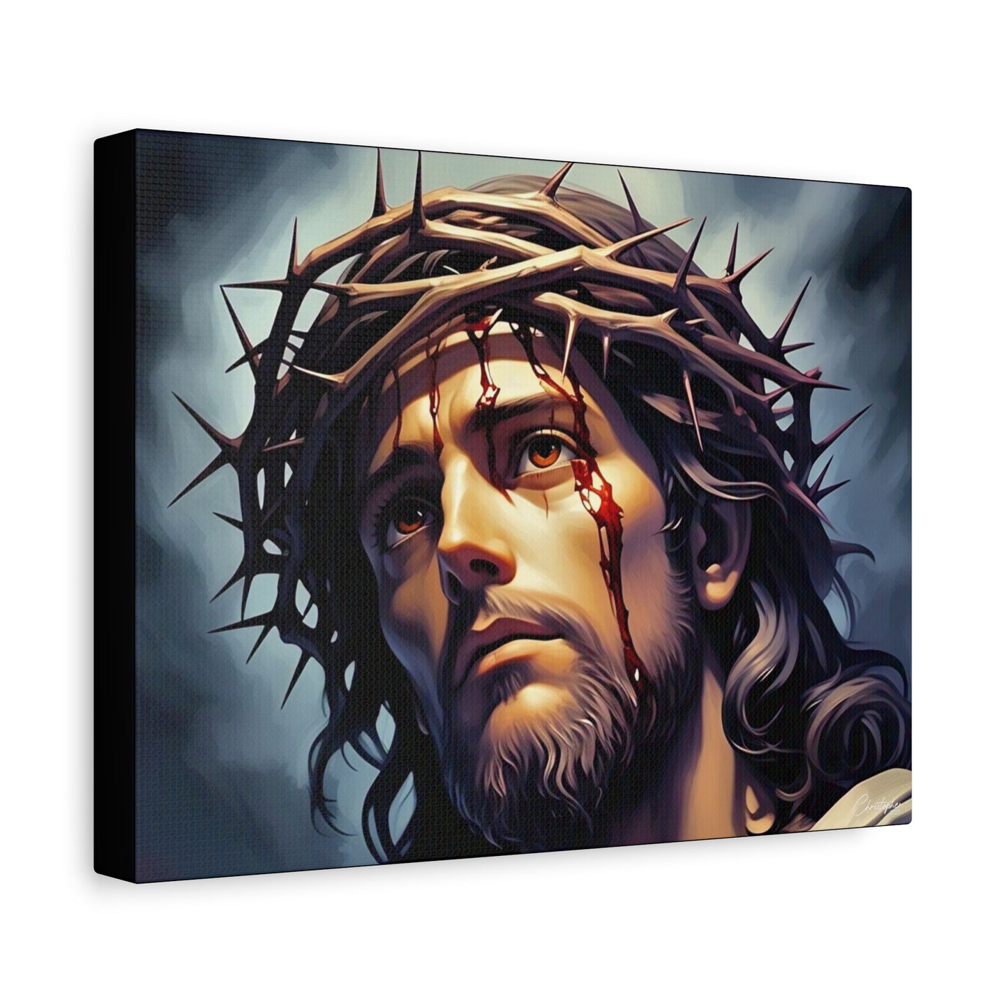 Religious Art Print Canvas, Inspirational Wall Decor, Christian Home Decor, Jesus Art, Gift for Faith-Based Celebrations