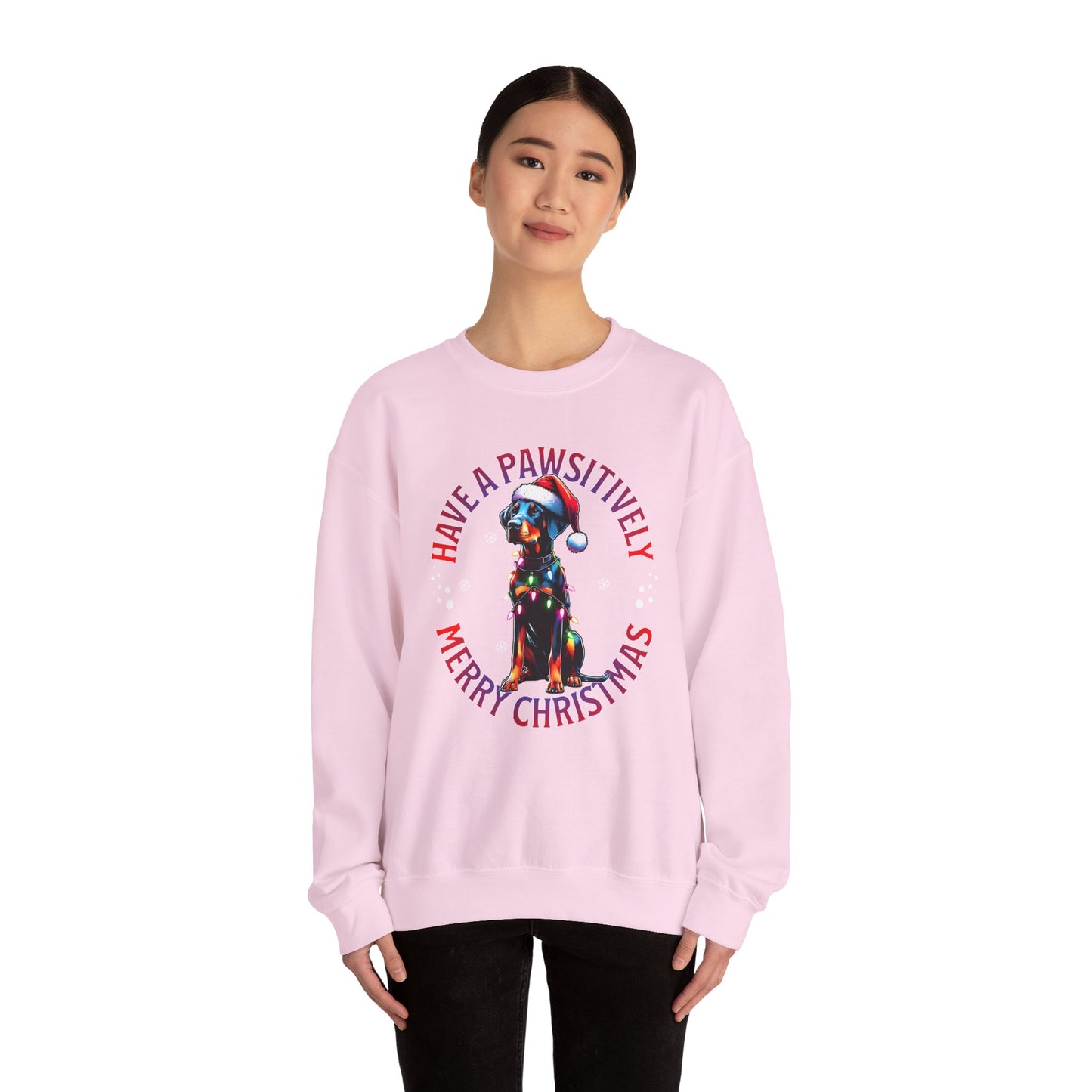 Christmas Dog Sweatshirt – "Have a Pawsitively Merry Christmas" Holiday Crewneck