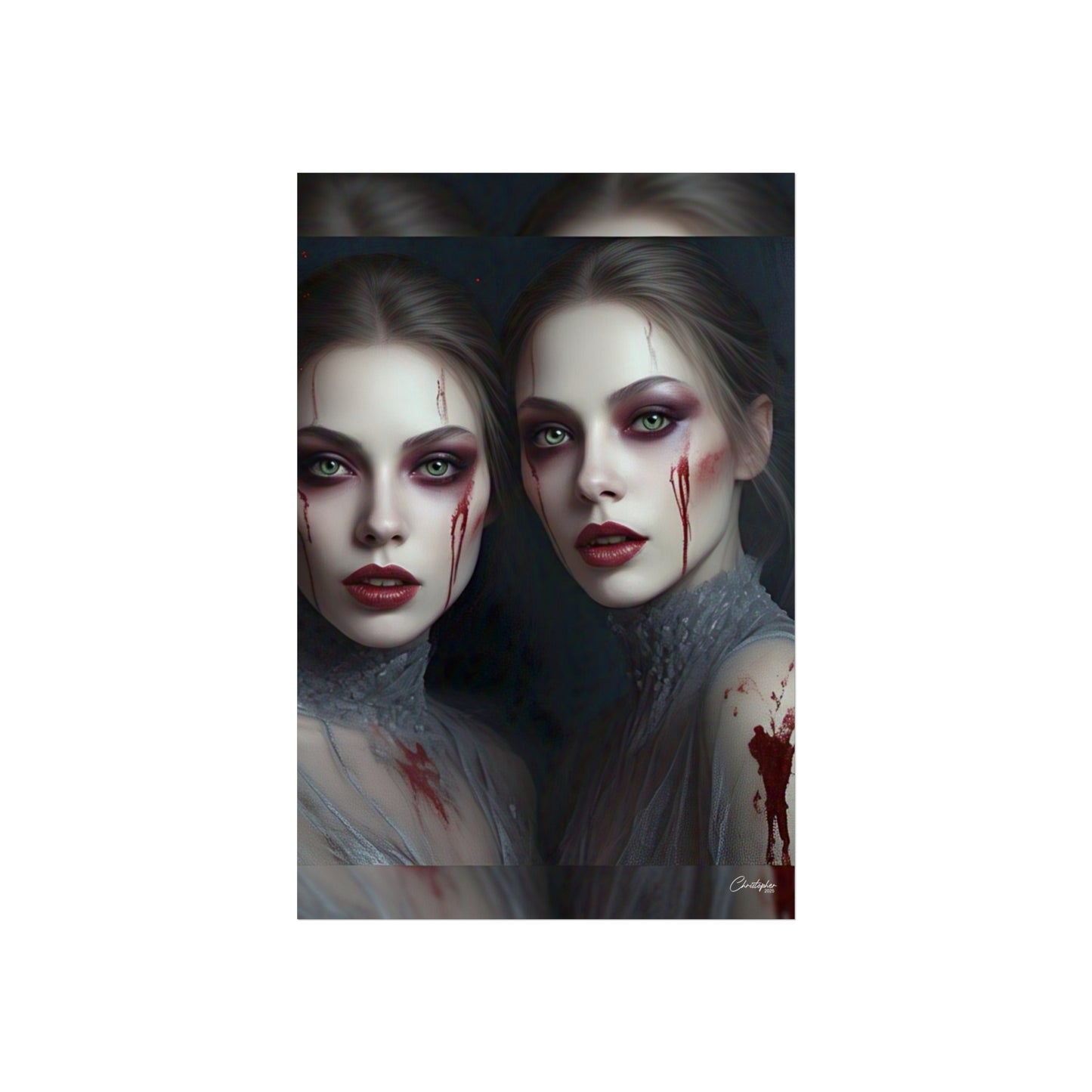 Eerie Fine Art Poster, Dark Fantasy Wall Art, Gothic Decor, Spooky Home Aesthetic, Halloween Wall Art