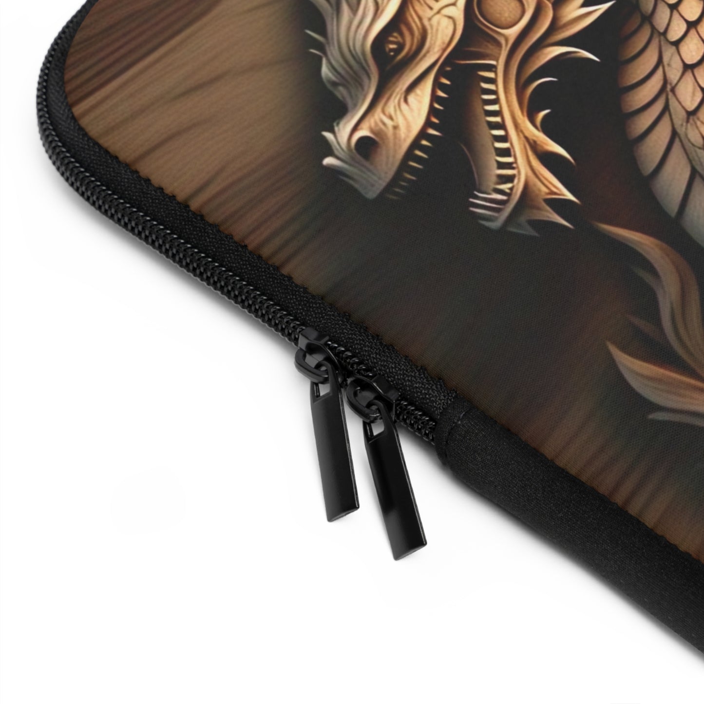 Dragon Carved Laptop Sleeve | Stylish Dragon Sleeve, Unique Gadget Case, Laptop Cover, Gift for Tech Lovers, Fantasy Art