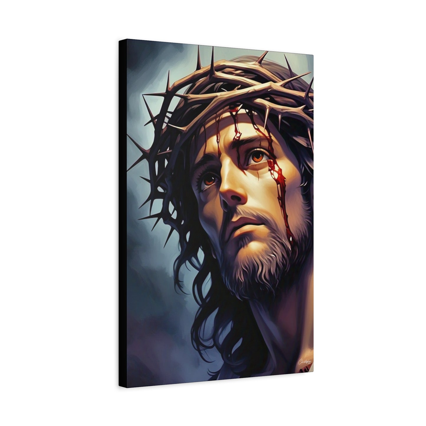 Religious Art Print Canvas, Inspirational Wall Decor, Christian Home Decor, Jesus Art, Gift for Faith-Based Celebrations