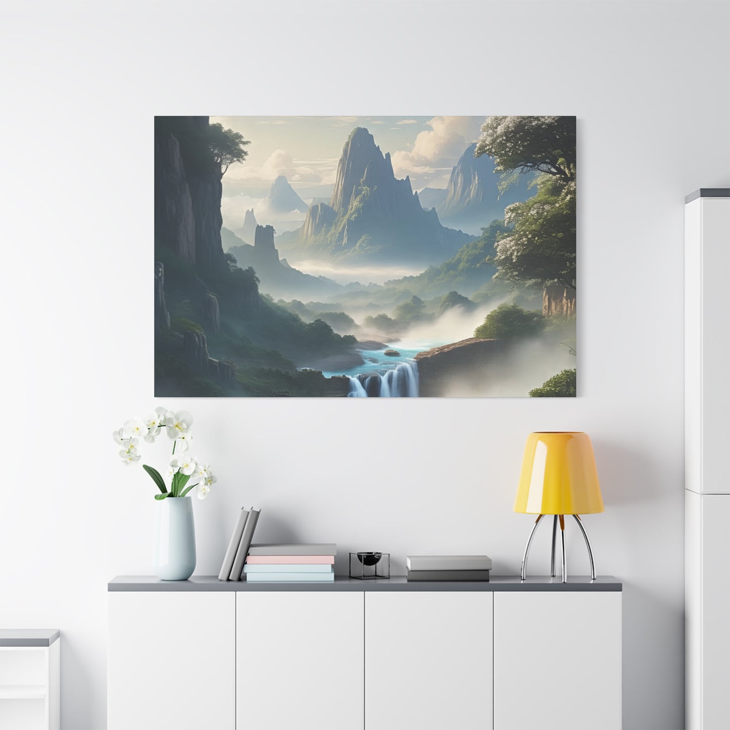 Scenic Landscape Canvas Print, Wall Art Decor, Home Decoration, Nature Wall Art, Gift for Nature Lovers, Tranquil Art for Living Room