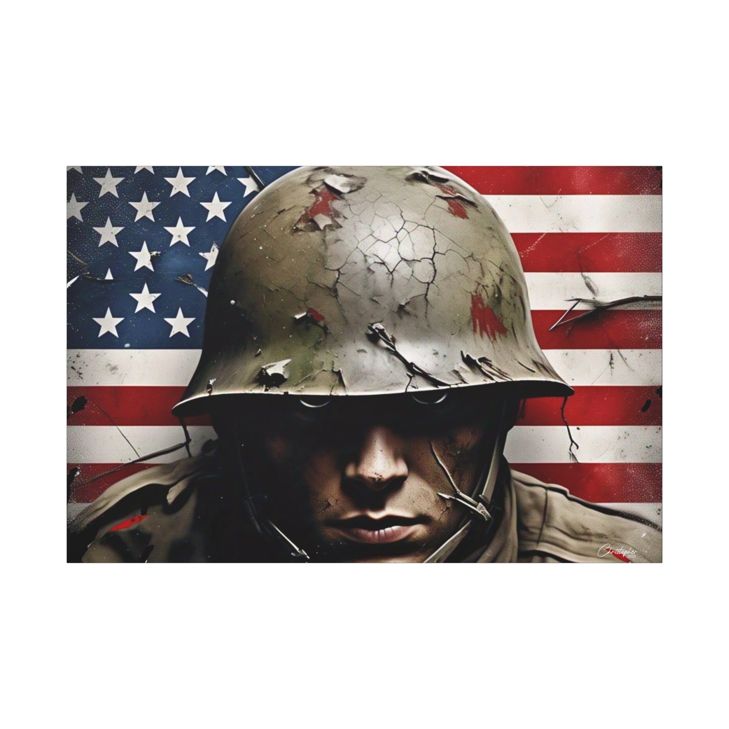 Military-Themed Canvas Art, Military Canvas Print, Wall Art for Veterans, Patriotic Home Decor, Gift for Army, Military Artwork, [...]