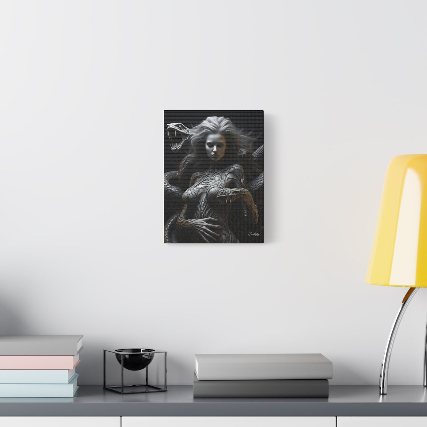 Serpent Goddess Matte Canvas Wall Art
