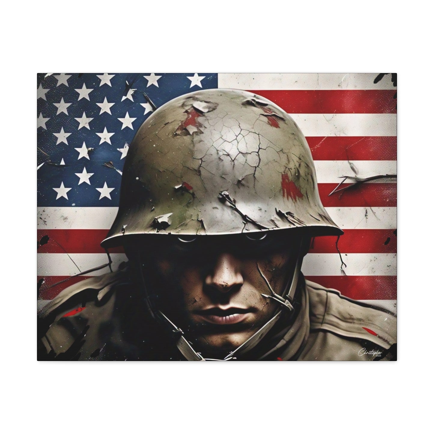 Military-Themed Canvas Art, Military Canvas Print, Wall Art for Veterans, Patriotic Home Decor, Gift for Army, Military Artwork, [...]