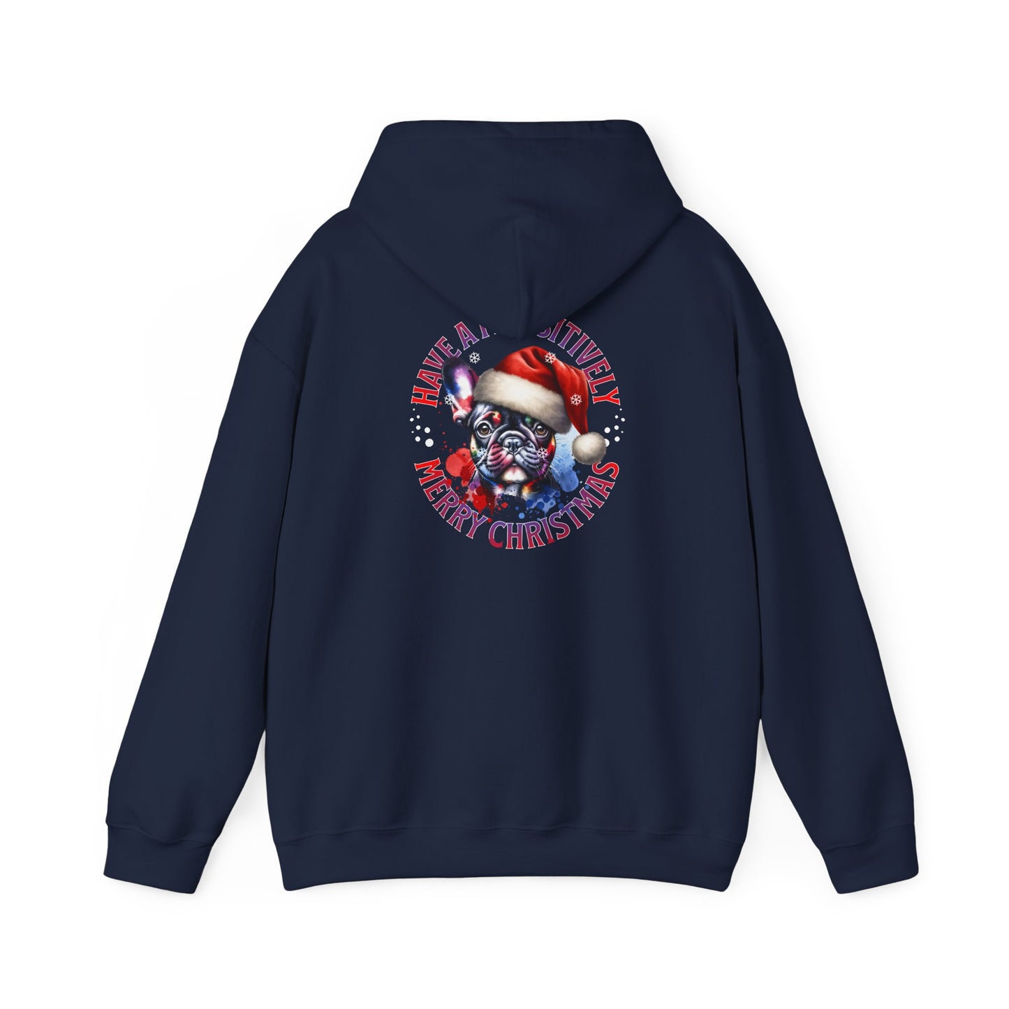 Christmas Pack Boston Terrier Hoodie — 'Have A Pawsitively Merry Christmas' Festive Dog Sweatshirt