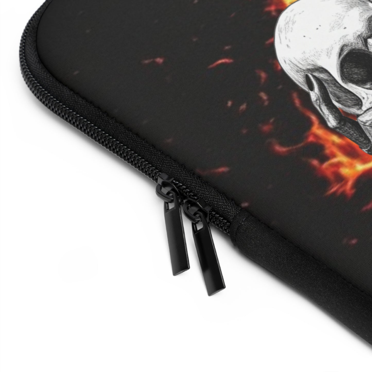 Valkyrie Laptop Sleeve — Gothic Warrior Fire Design