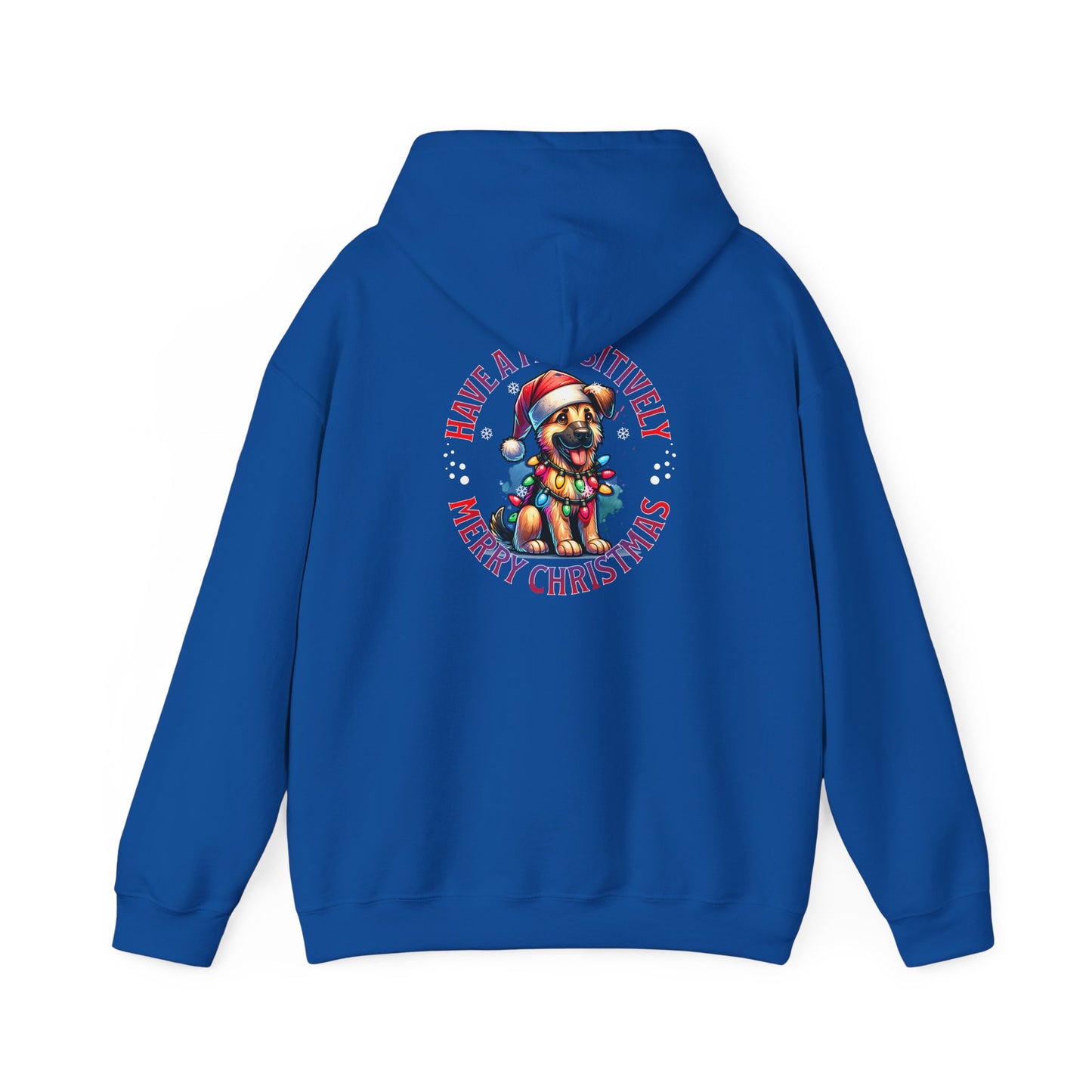 Christmas Pack German Shepard Hoodie - 'Have A Paw-sitively Merry Christmas' Holiday Pet Lover Sweatshirt