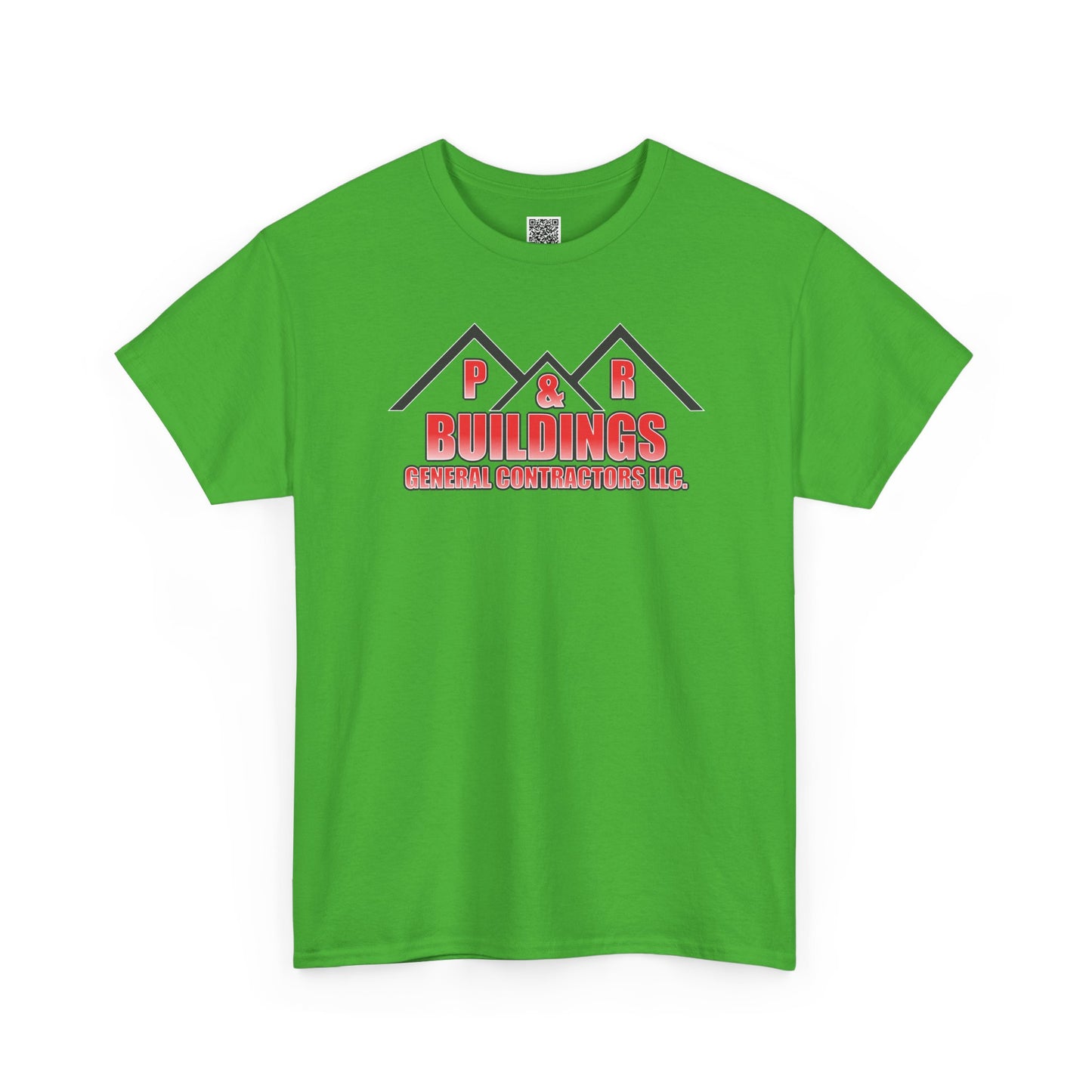 P&R BUILDINGS Logo T-Shirt — Contractor Work Tee