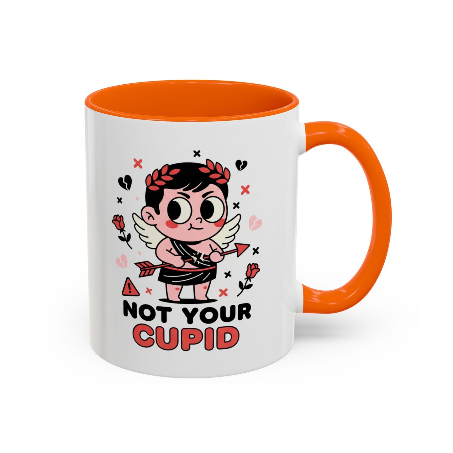 Cheeky Anti-Valentine Accent Coffee Mug — 11/15oz