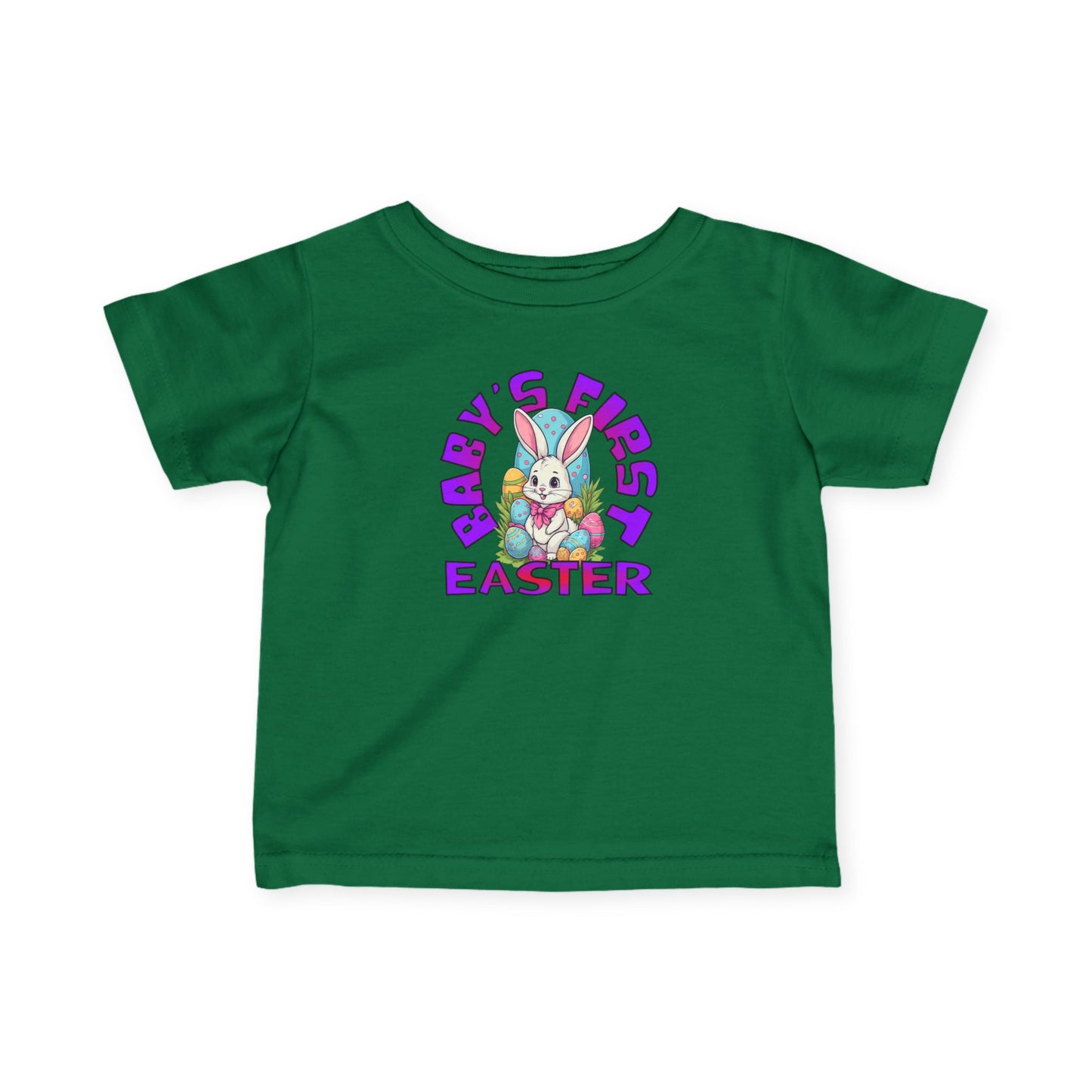 Infant Tee — "Baby's First Easter" Bunny Graphic Easter Outfit