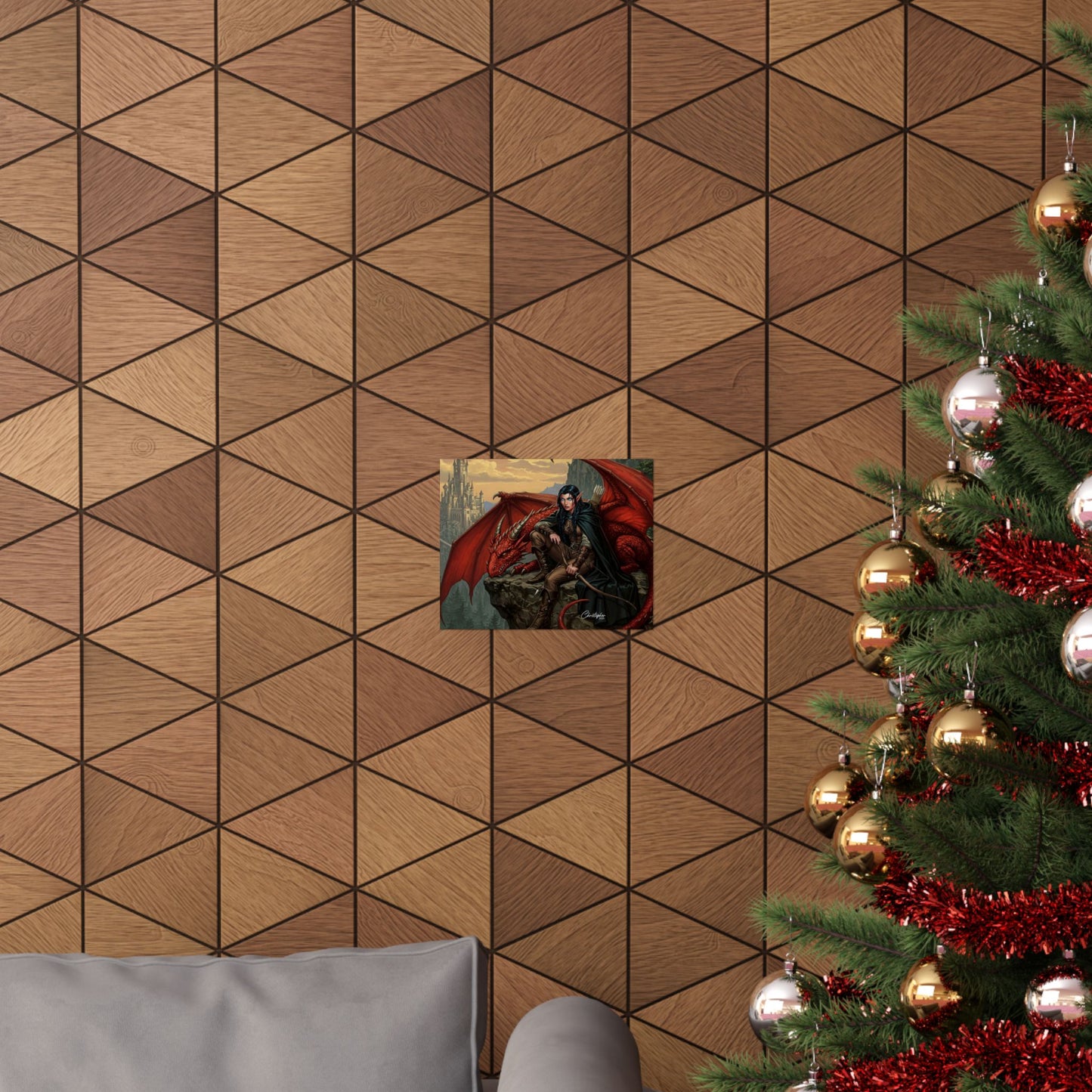 Fantasy Art Print, Wall Decor, Dragon Poster, Matte Finished Art, Gift for Fantasy Lovers, Home Decor, Fantasy Wall Art