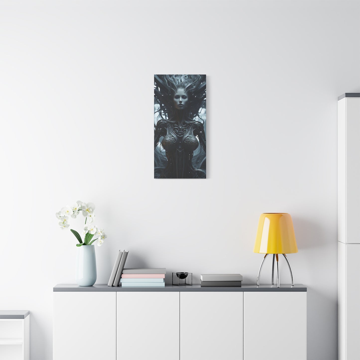Futuristic Matte Canvas Wall Art – 1.25" Stretched