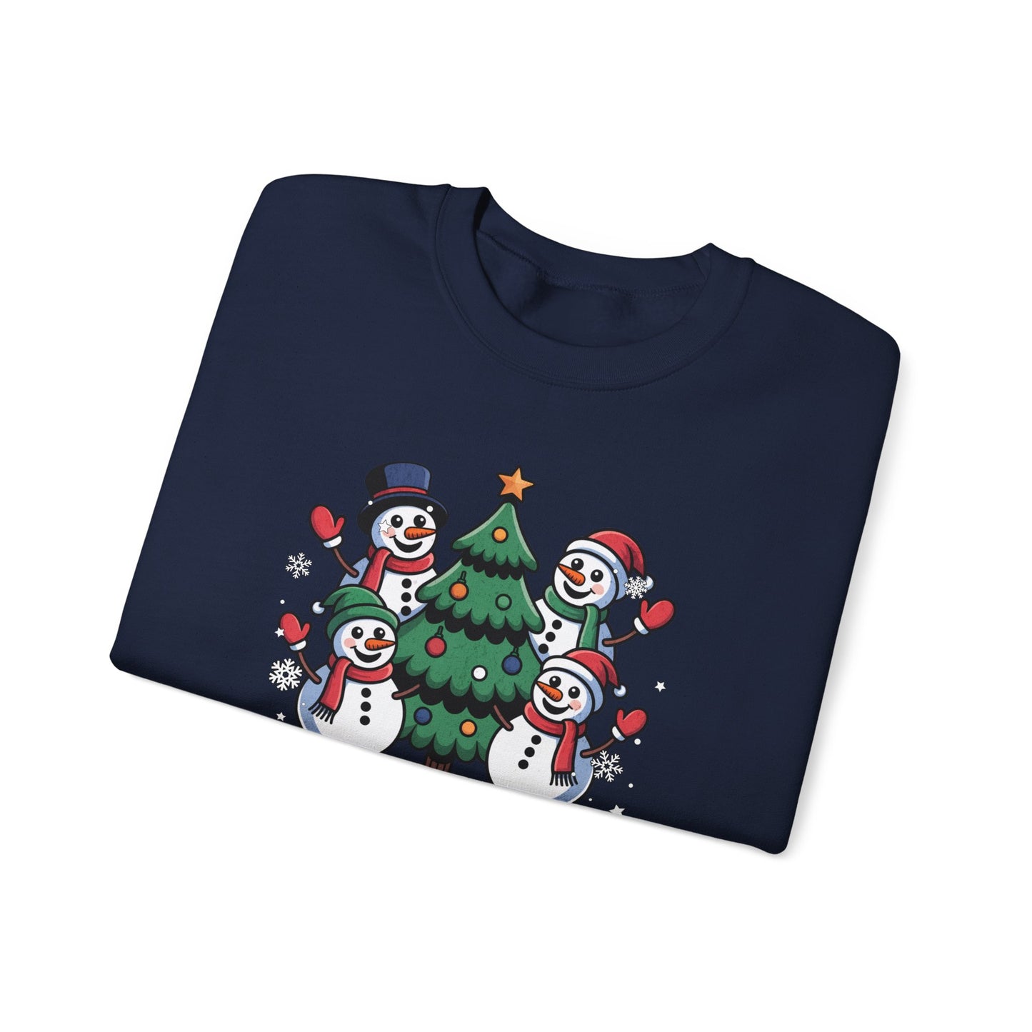 Merry Christmas Snowman Crewneck Sweatshirt