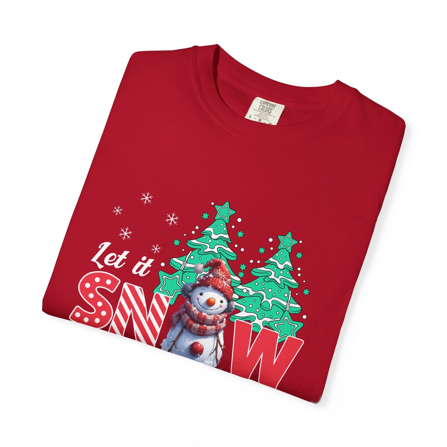 Let It Snow Somewhere Else T-Shirt — Funny Holiday Snowman Tee