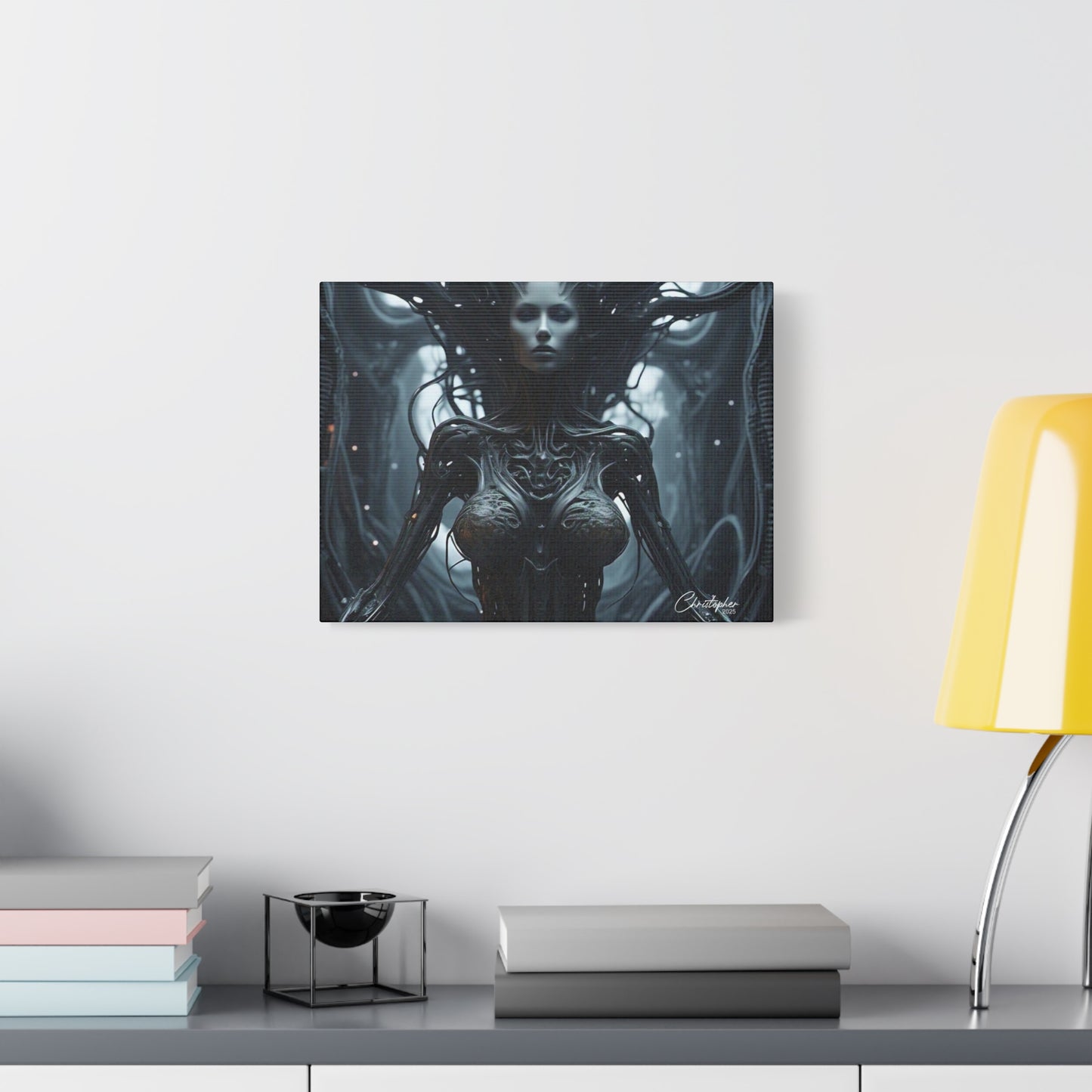Futuristic Matte Canvas Wall Art – 1.25" Stretched