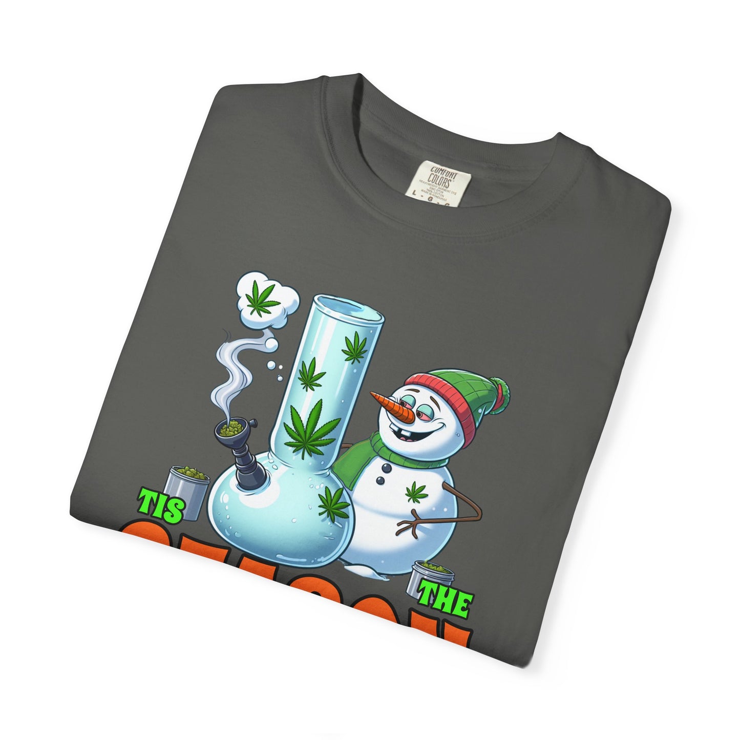 Holiday Cannabis Fun T-Shirt | Merry Season Tee, Unisex Gift, Party Apparel, 420 Friendly, Winter Social Wear