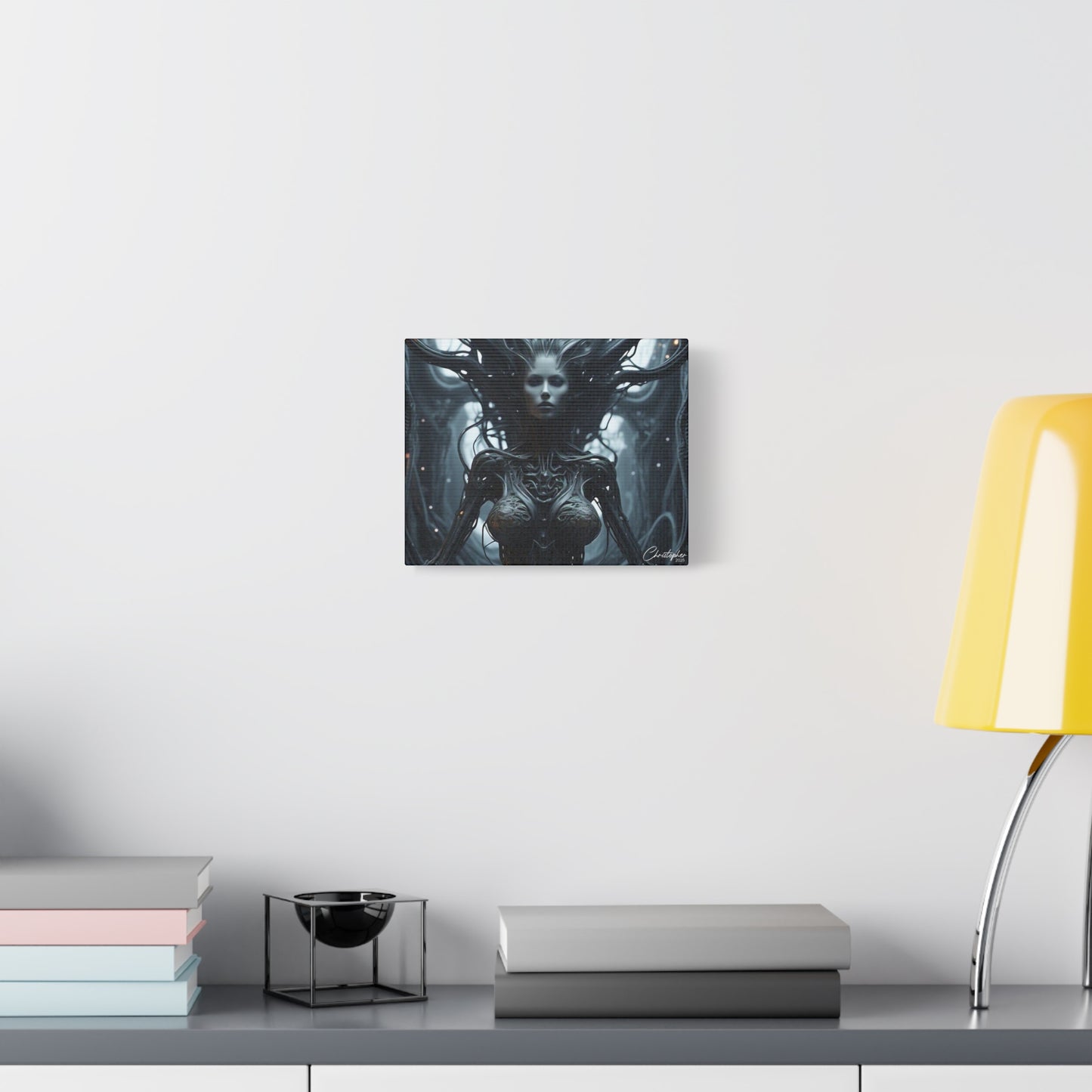 Futuristic Matte Canvas Wall Art – 1.25" Stretched
