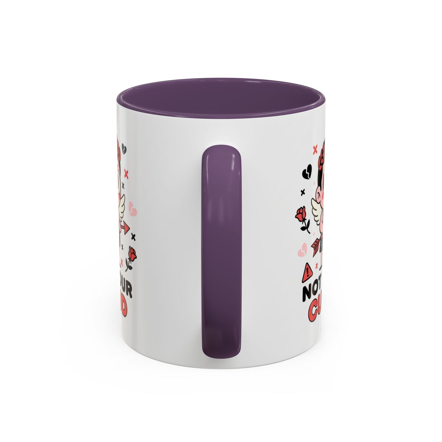 Cheeky Anti-Valentine Accent Coffee Mug — 11/15oz