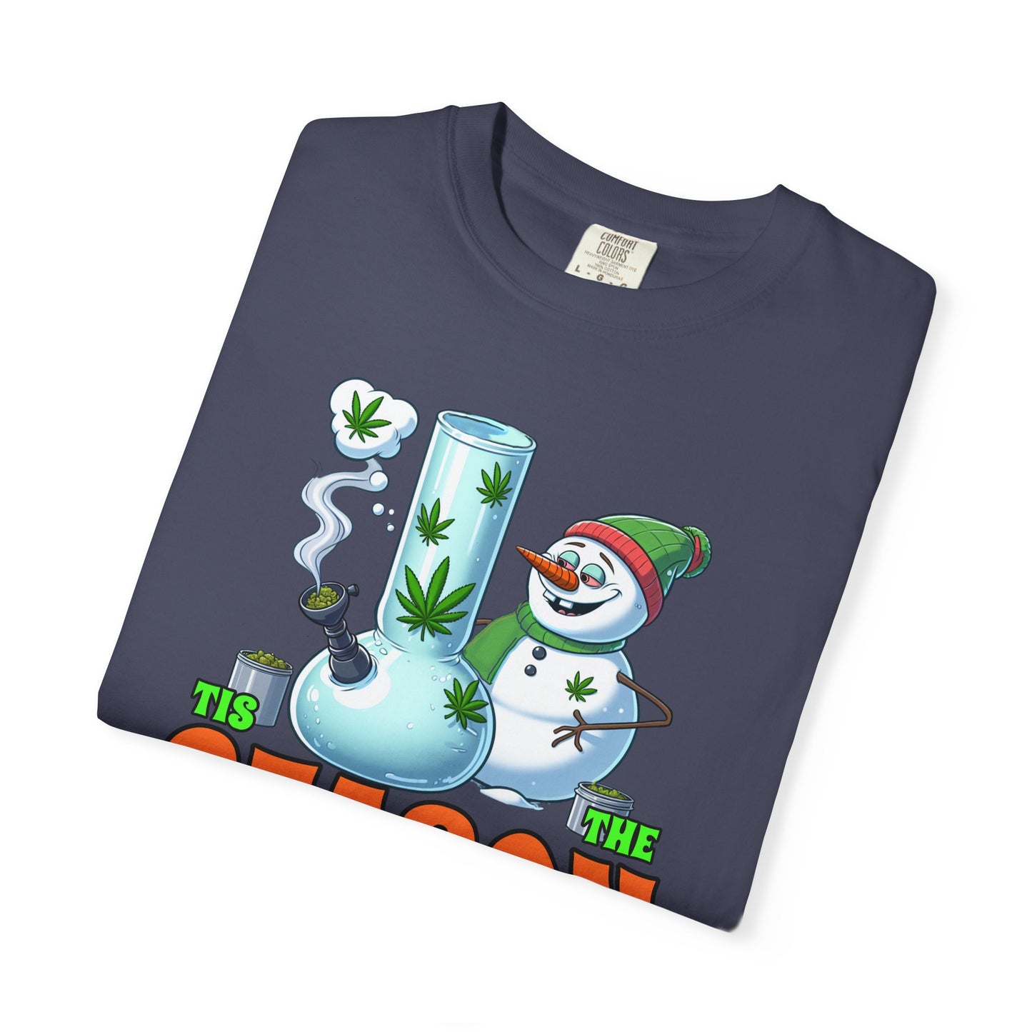 Holiday Cannabis Fun T-Shirt | Merry Season Tee, Unisex Gift, Party Apparel, 420 Friendly, Winter Social Wear