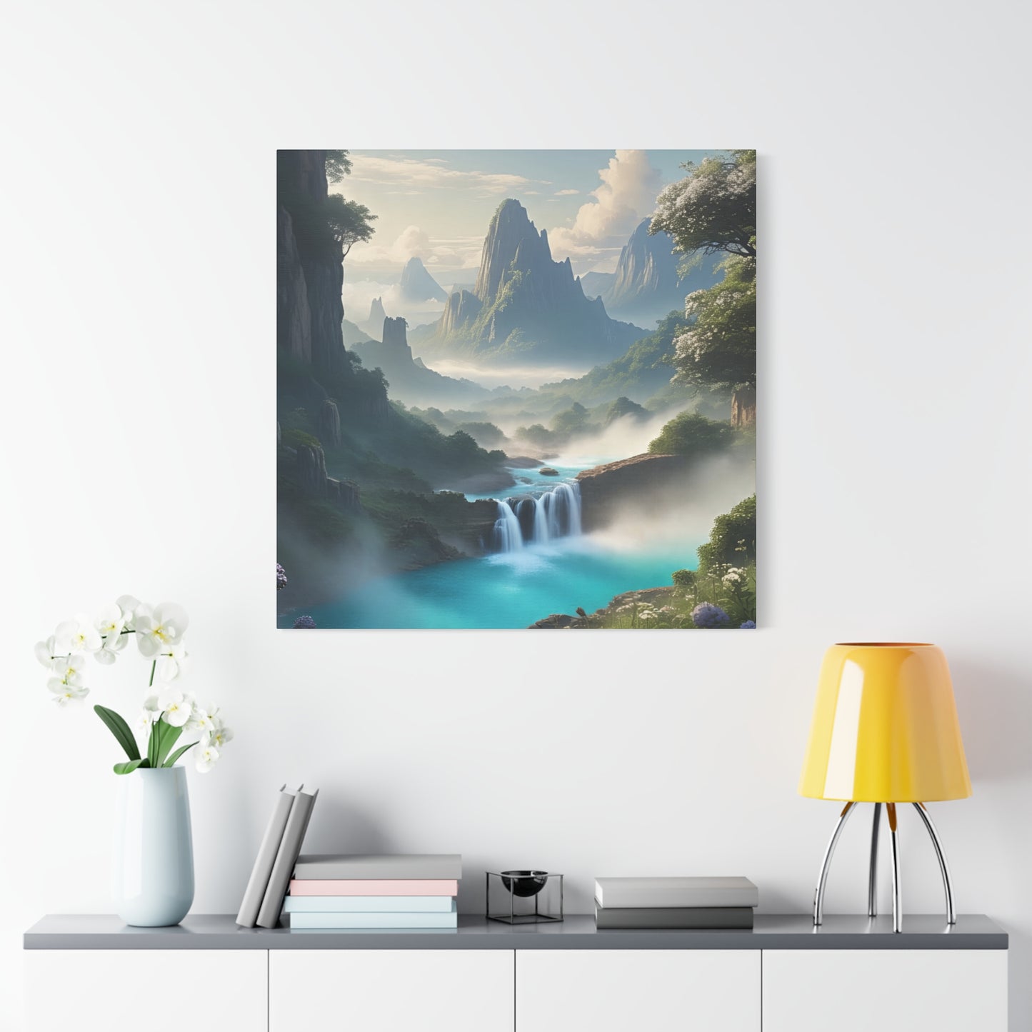 Scenic Landscape Canvas Print, Wall Art Decor, Home Decoration, Nature Wall Art, Gift for Nature Lovers, Tranquil Art for Living Room