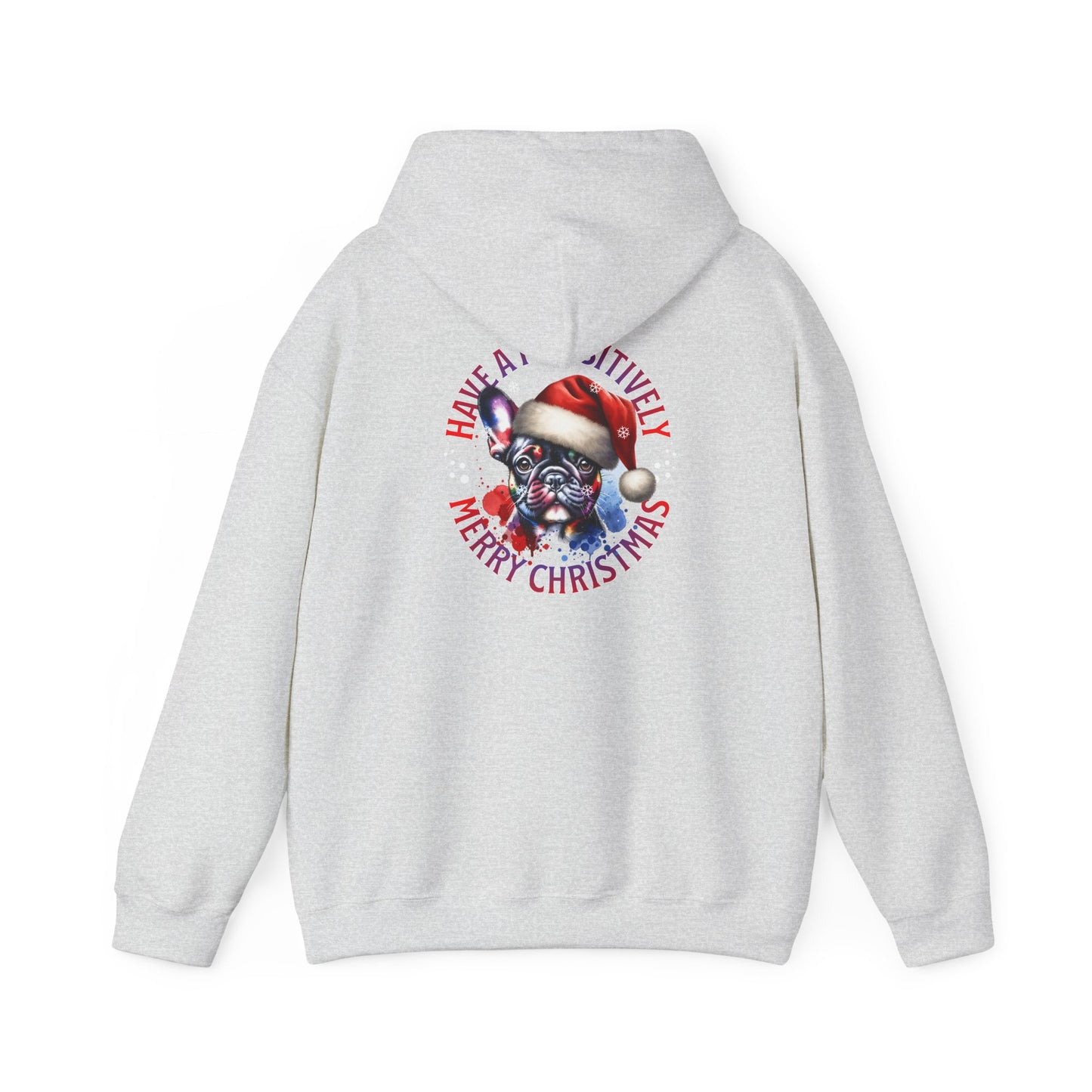 Christmas Pack Boston Terrier Hoodie — 'Have A Pawsitively Merry Christmas' Festive Dog Sweatshirt