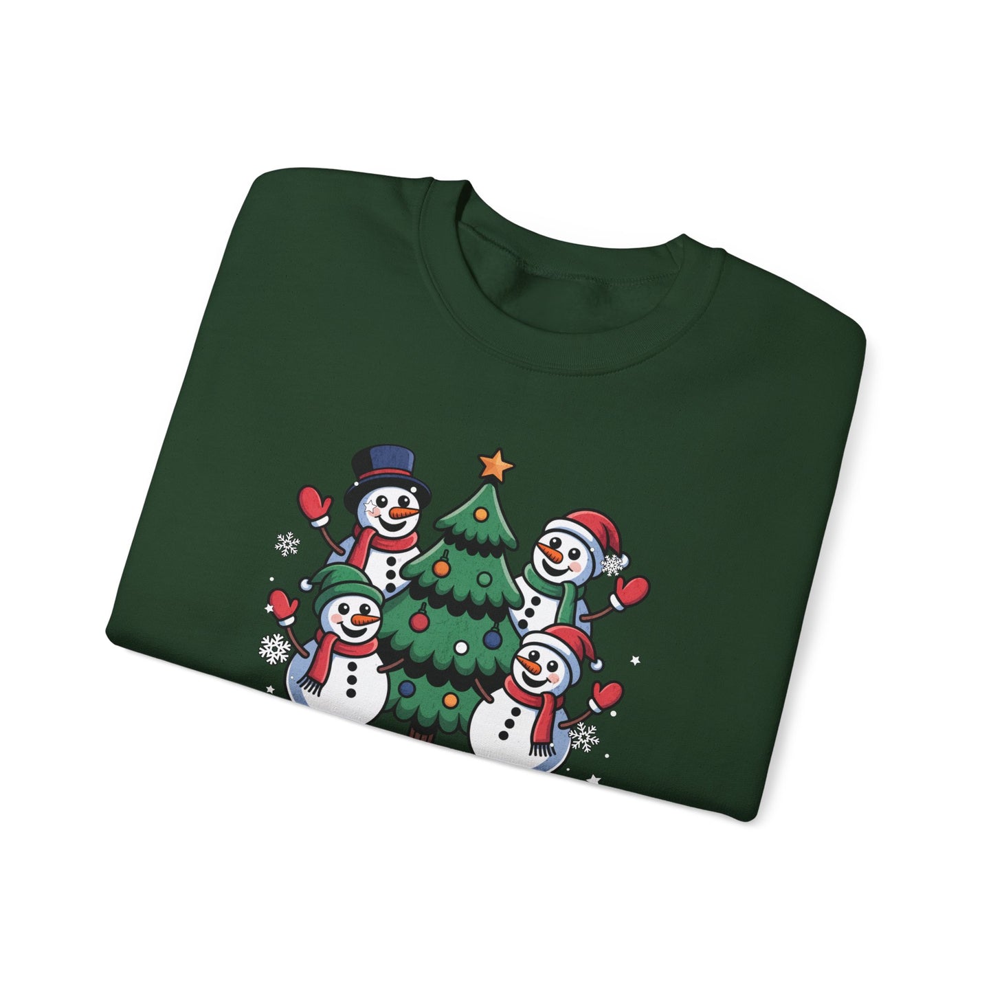 Merry Christmas Snowman Crewneck Sweatshirt