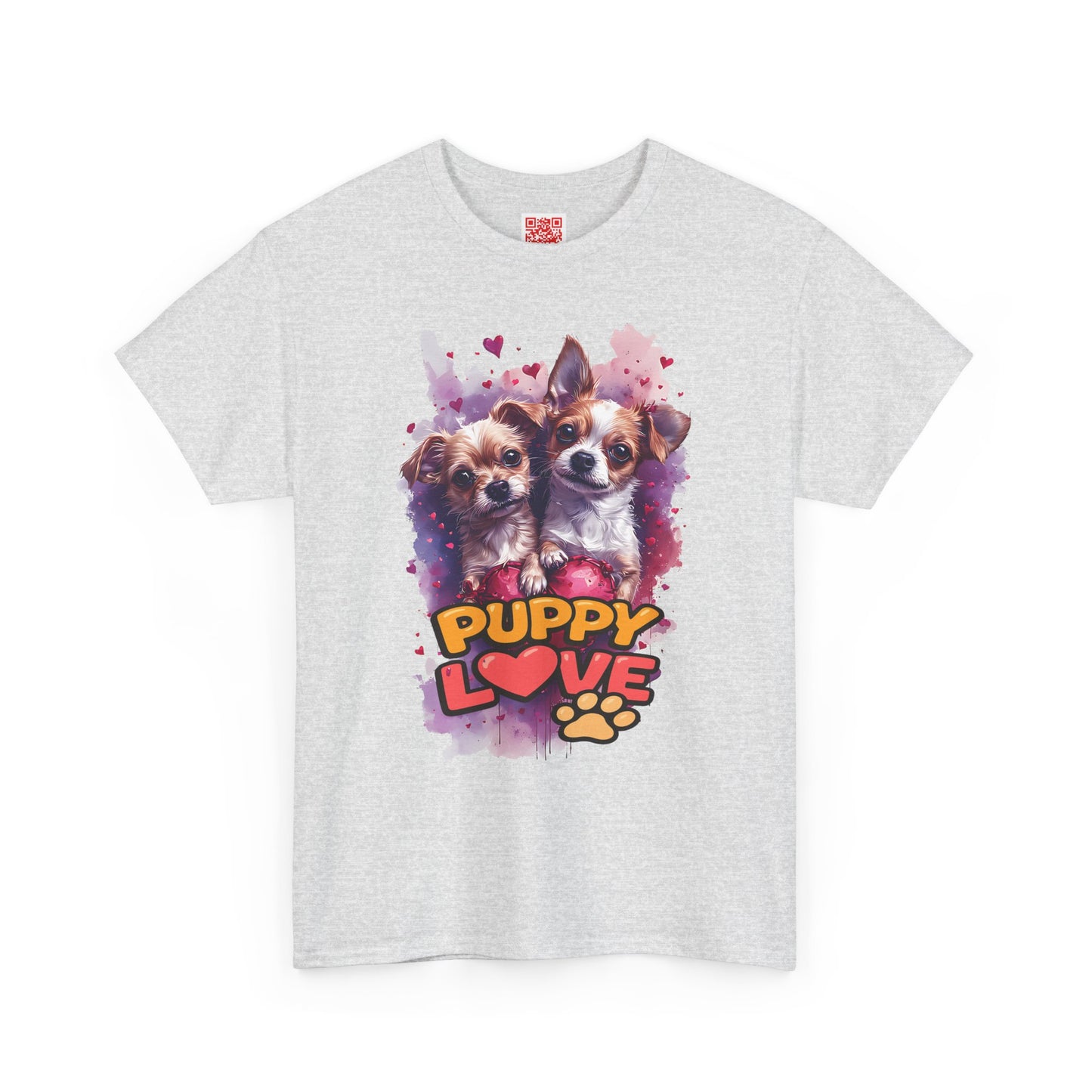 Puppy Love T‑Shirt – Cute Paw Print Dog Tee for Dog Lovers