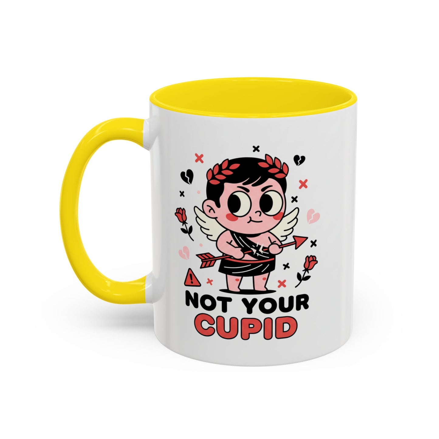 Cheeky Anti-Valentine Accent Coffee Mug — 11/15oz