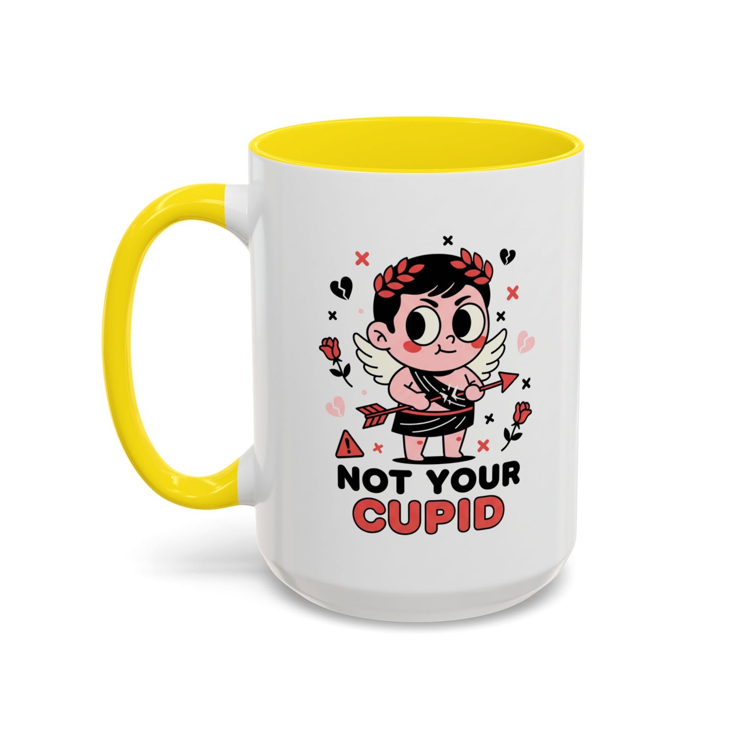 Cheeky Anti-Valentine Accent Coffee Mug — 11/15oz
