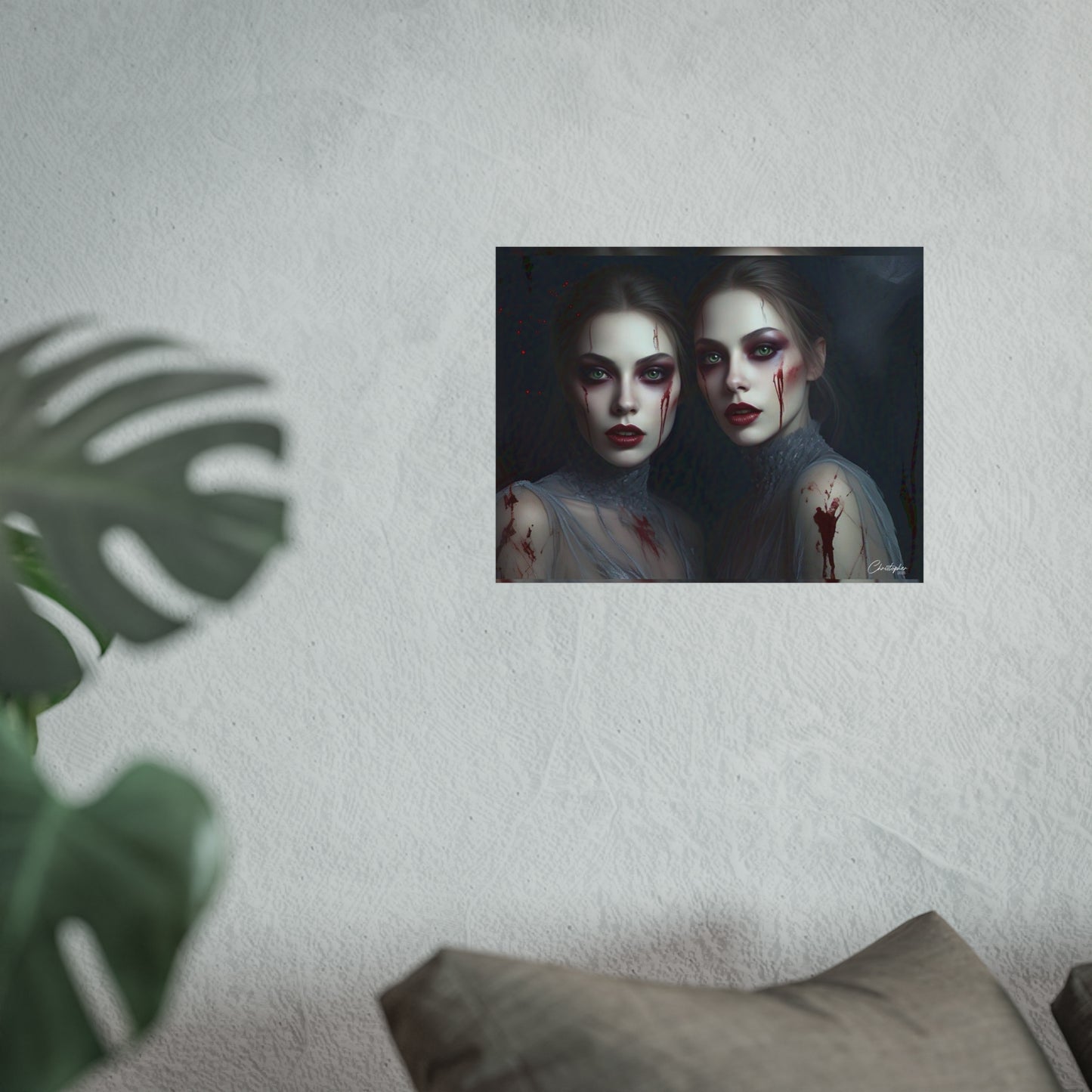 Eerie Fine Art Poster, Dark Fantasy Wall Art, Gothic Decor, Spooky Home Aesthetic, Halloween Wall Art