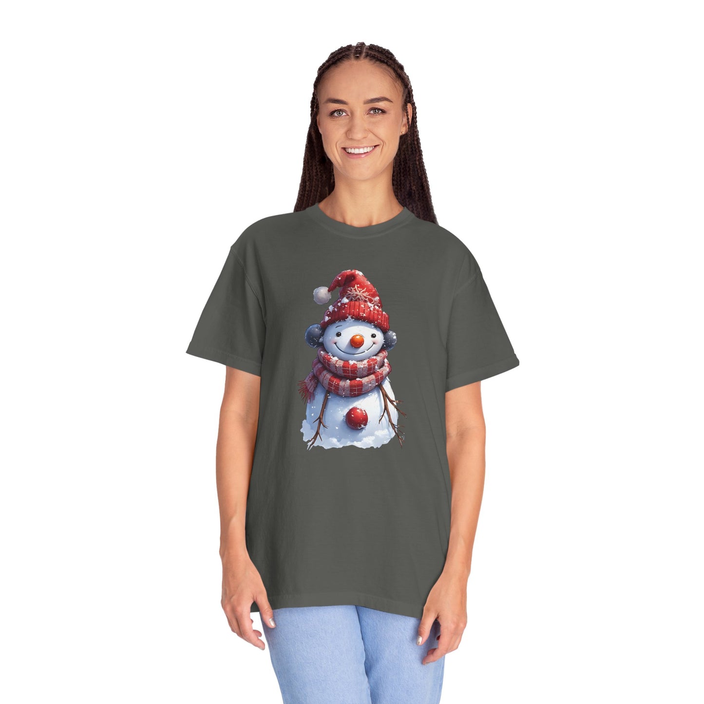 Snowman Holiday T-Shirt — Cute Winter Snowman Graphic Tee