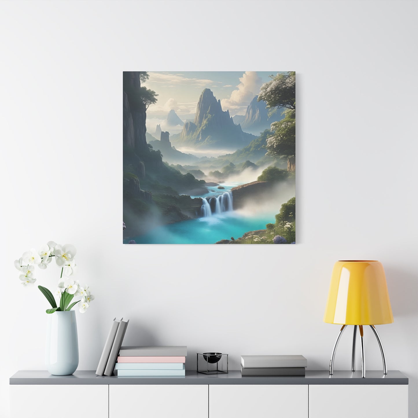 Scenic Landscape Canvas Print, Wall Art Decor, Home Decoration, Nature Wall Art, Gift for Nature Lovers, Tranquil Art for Living Room