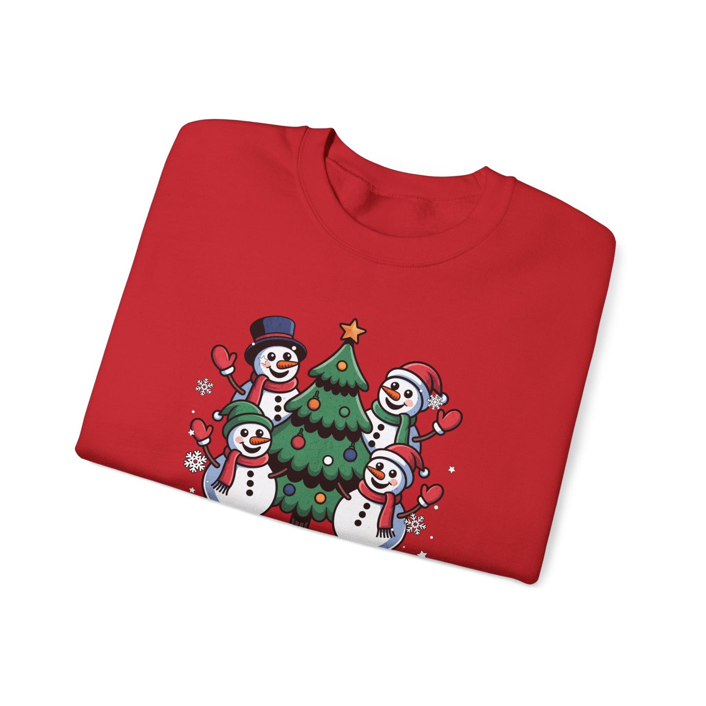 Merry Christmas Snowman Crewneck Sweatshirt