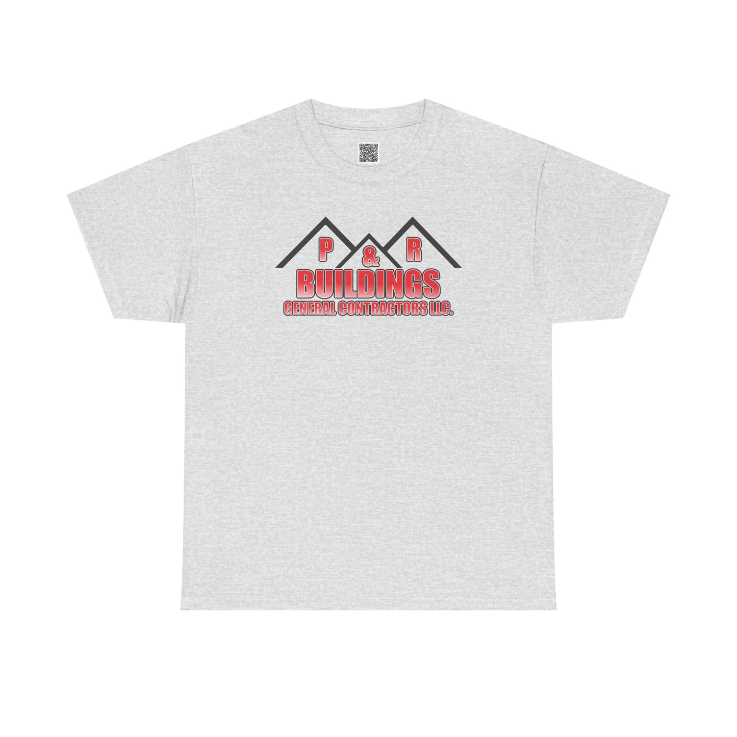 P&R BUILDINGS Logo Tee — Built Kings Contractor T‑Shirt (Phone & License Info on Back)