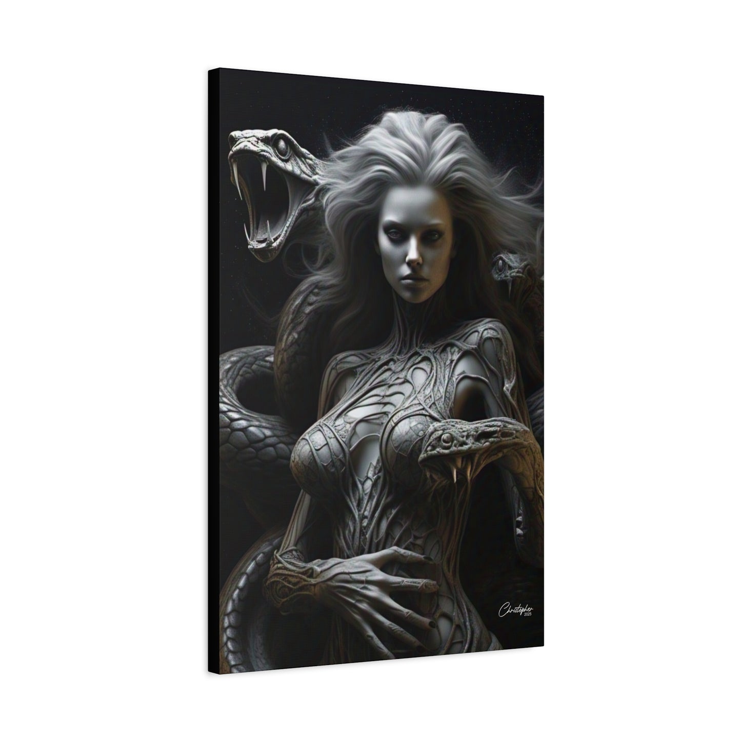 Serpent Goddess Matte Canvas Wall Art