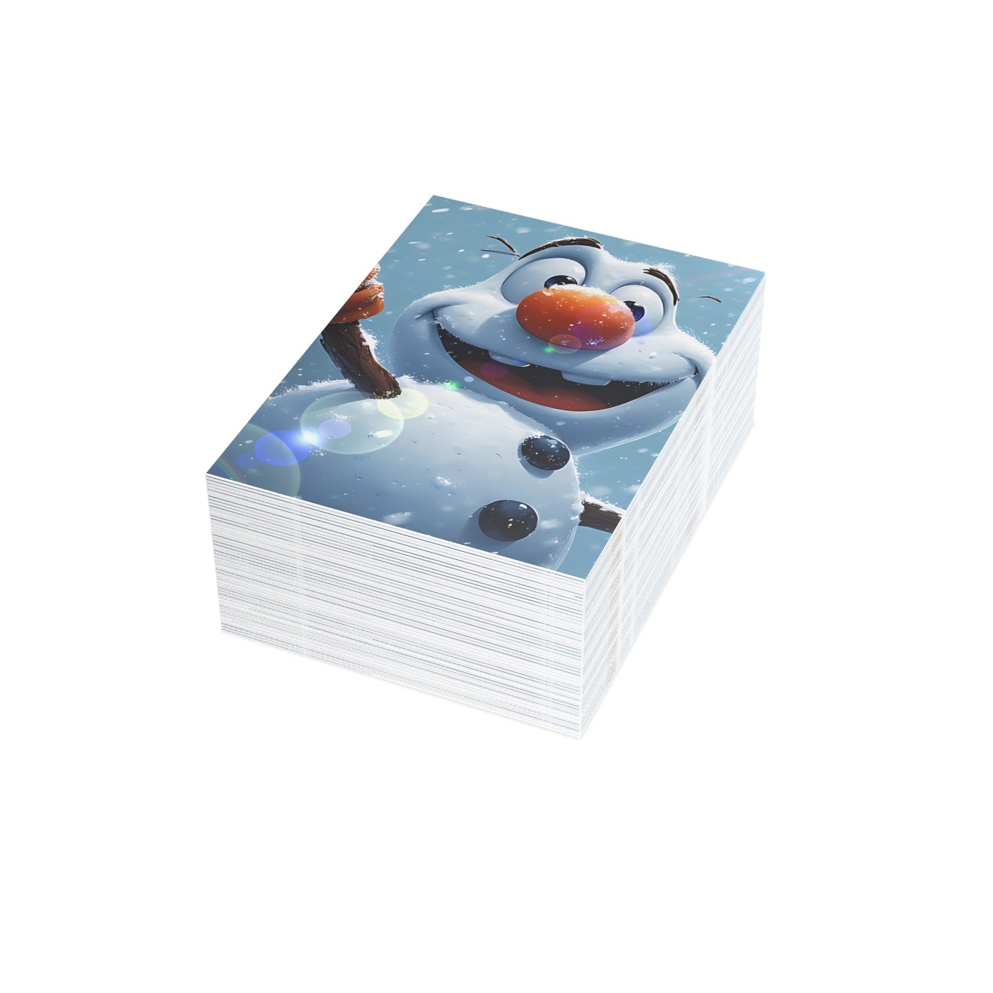 Dancing Snowman (Christmas Selfies) Postcard Bundles (envelopes included)