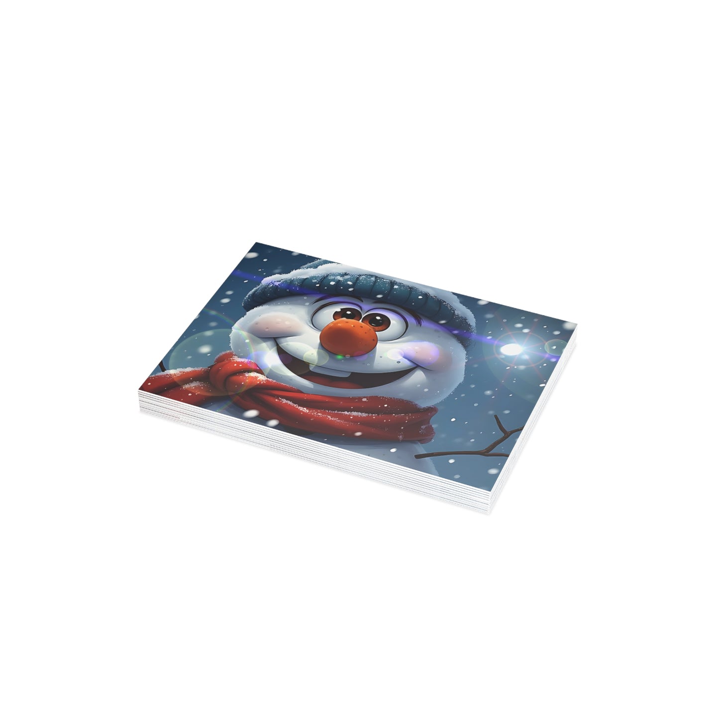 Goofy Snowman (Christmas Selfies) Postcard Bundles (envelopes included)