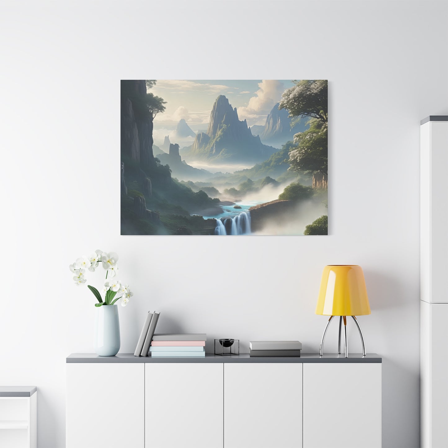 Scenic Landscape Canvas Print, Wall Art Decor, Home Decoration, Nature Wall Art, Gift for Nature Lovers, Tranquil Art for Living Room