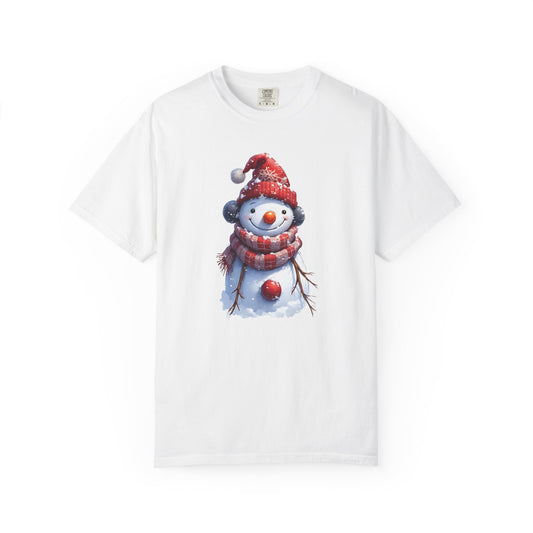 Snowman Holiday T-Shirt — Cute Winter Snowman Graphic Tee