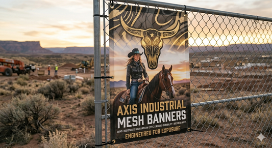 Axis Industrial Mesh Banners: The Wind-Proof Standard