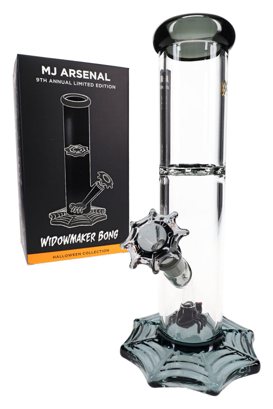 MJ Arsenal “Widowmaker” Straight Tube Glass Bong – Limited Edition